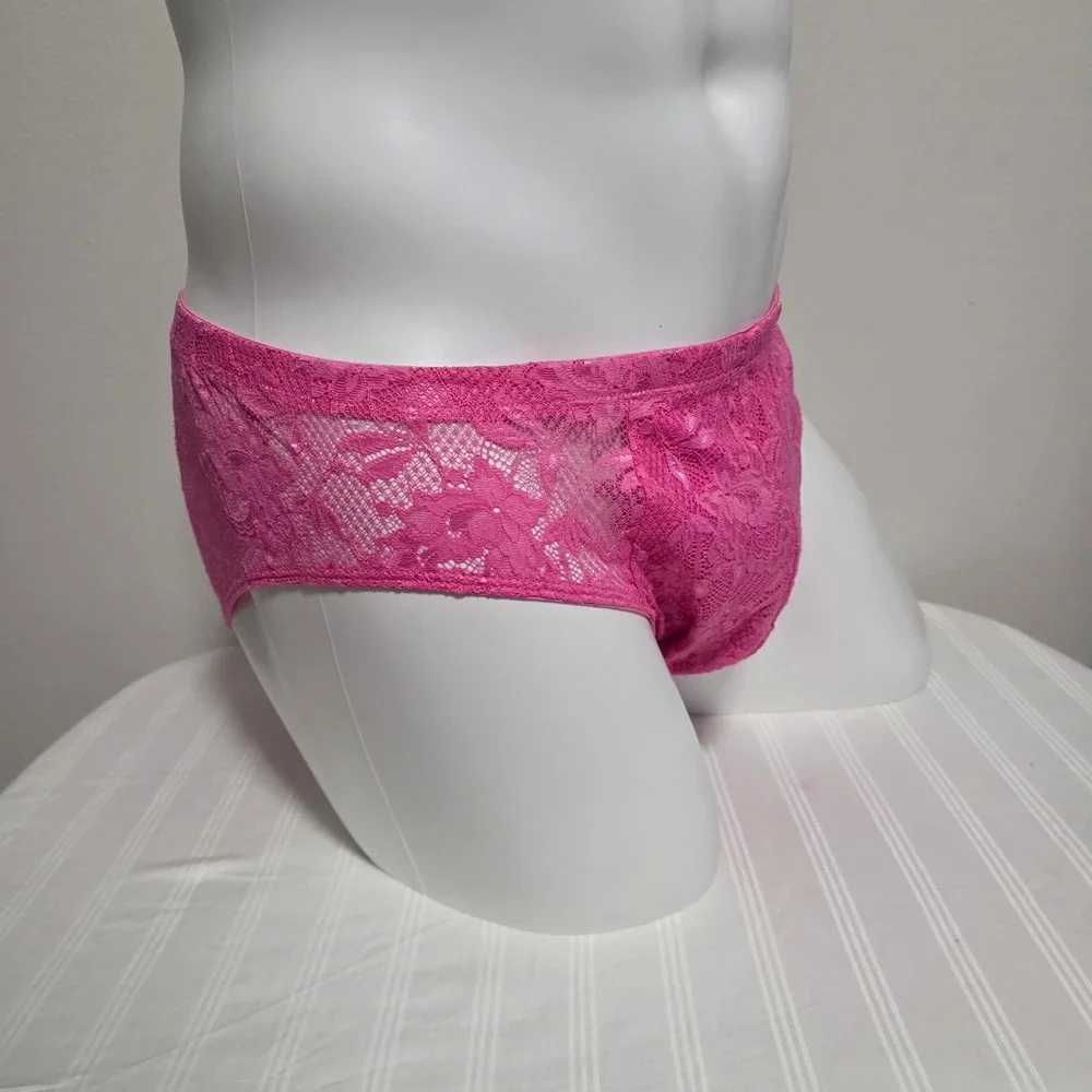 Cosabella Men Luxury Italian Floral Lace Comfort Micro Brief Designer Underwear